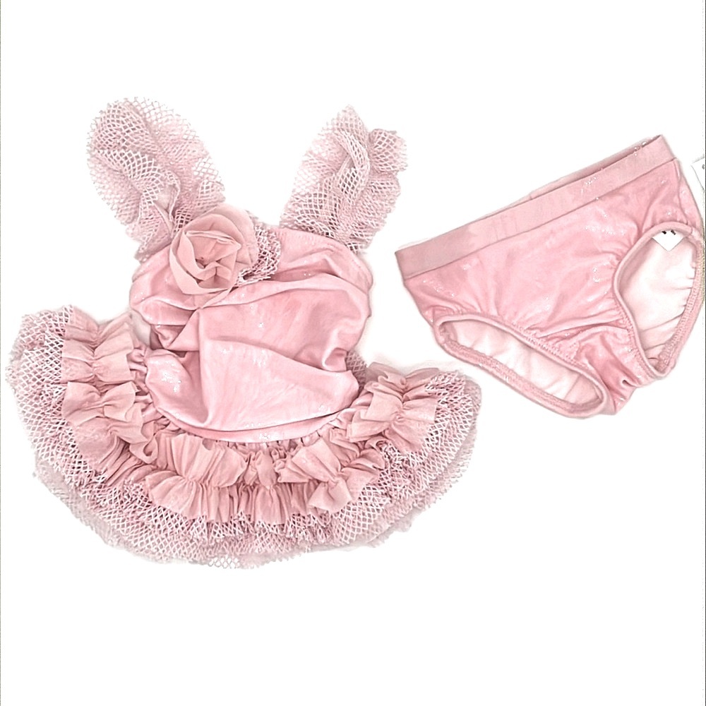 Cutest pink tutu tankini by Frankie and Daisy - bundle discounts